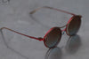 Rigards X TVA Joint RG2000TVA Stainless Steel + Pure Titanium Alloy 925 Silver Sunglasses Series RG-RG2000TVA(A)-HQTLP-F Red + Bronze Frame Transparent + Bronze Blue Lenses